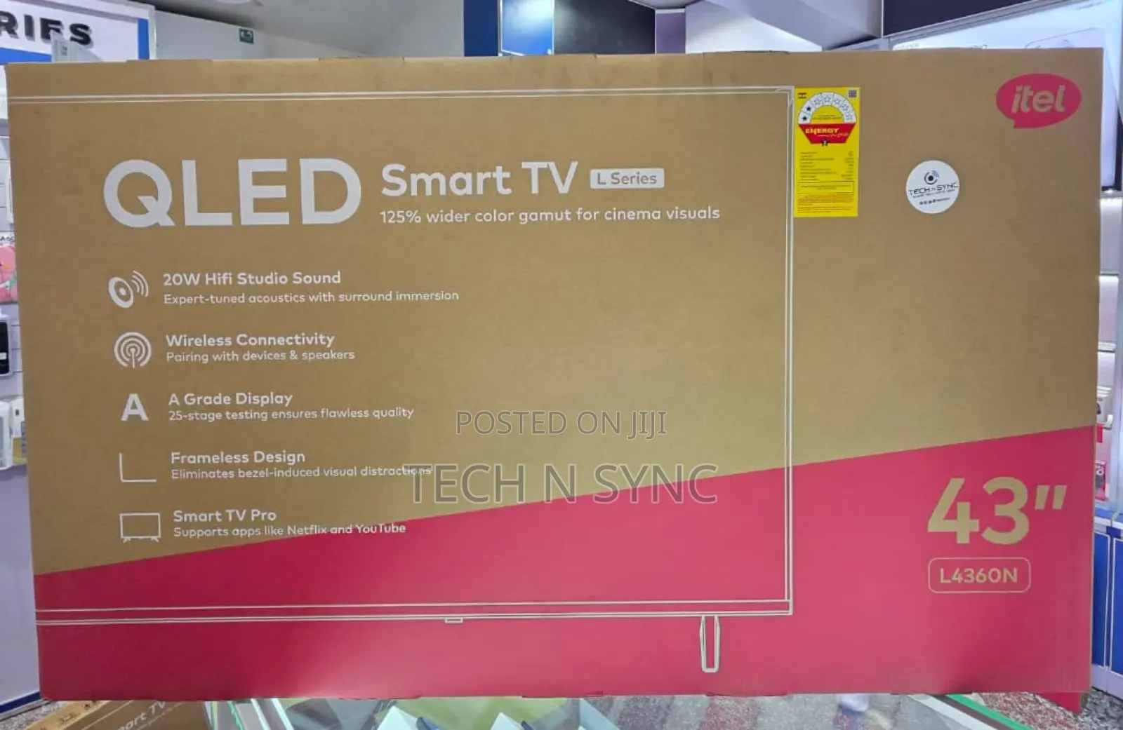 Itel Qled Smart Tv 43 Inches