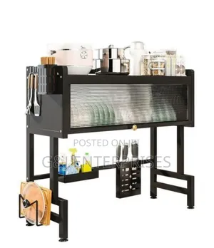 Over- Sink Rack With Glass Door