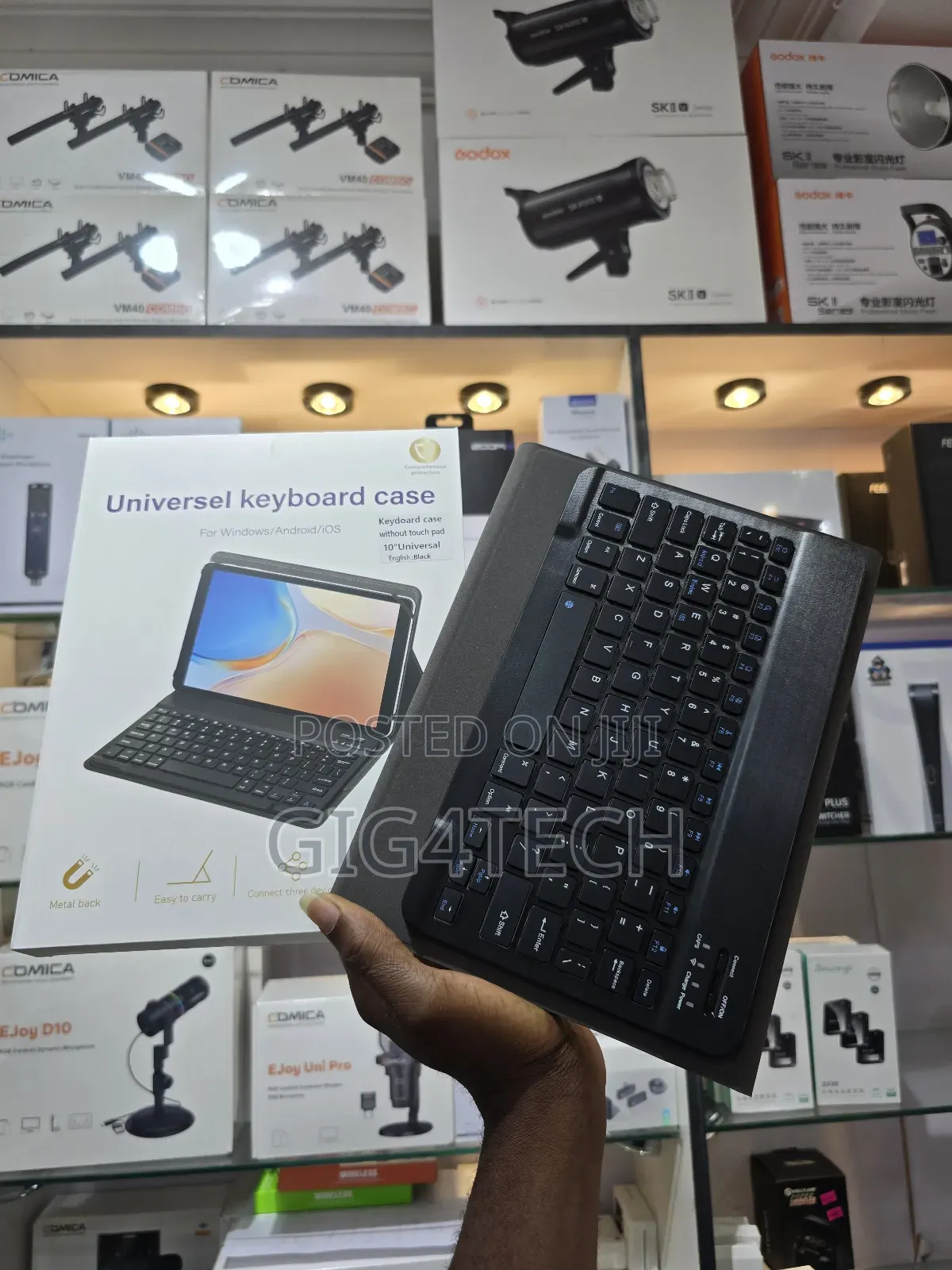 Universal Tablet Keyboard With Case 10 Inches