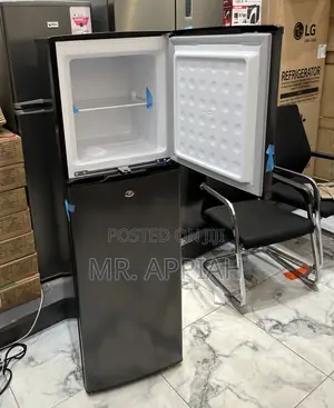 Fast Cooling Nasco Top Mount Freezer Electric Fridge(Gray) Nasf2-22