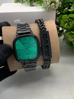 Casio Watch And Bangle Set