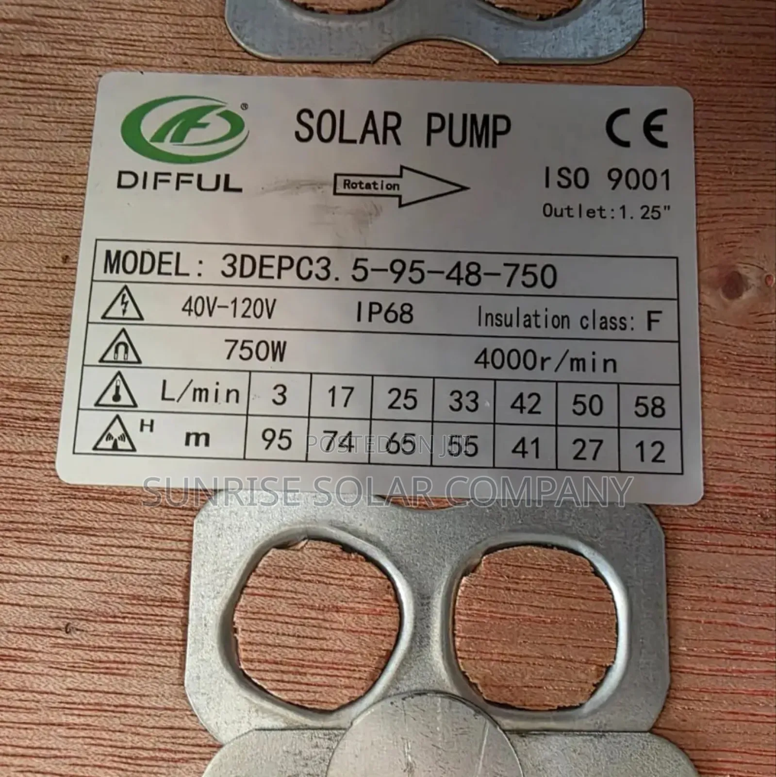 Solar Water Pump 1hp
