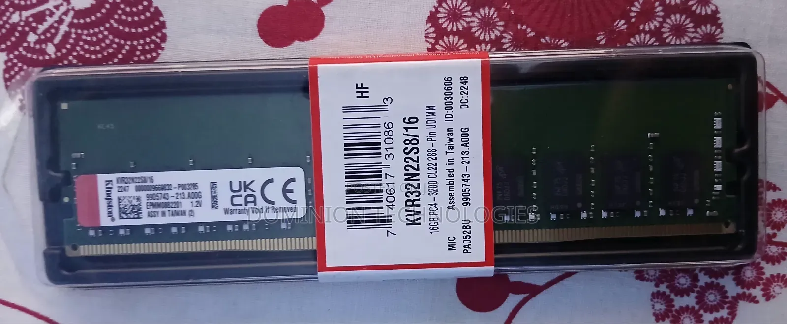 Kingston 16gb Pc4 3200 Cl22 288