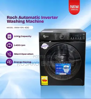 Roch 6kg Front Load Black Fully Automatic Washing Machine
