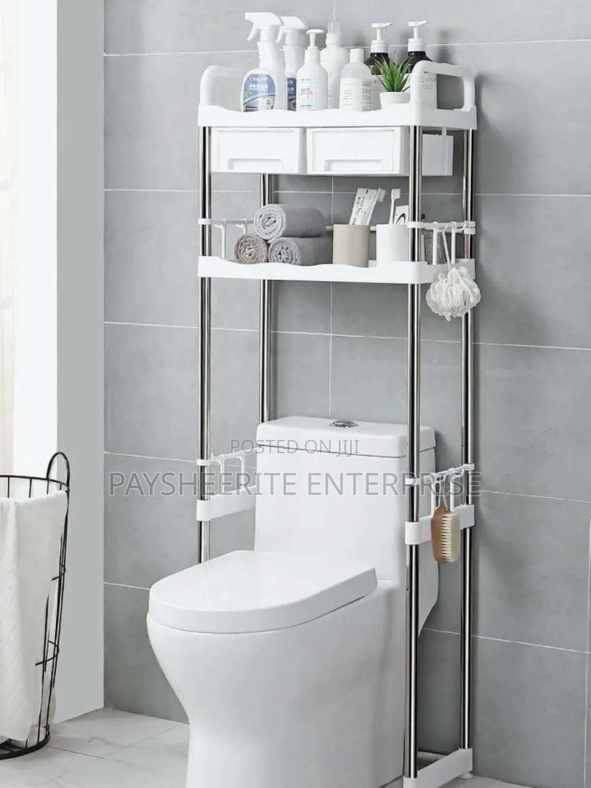 3 Layer Toilet Rack With Two Drawer Ghs290