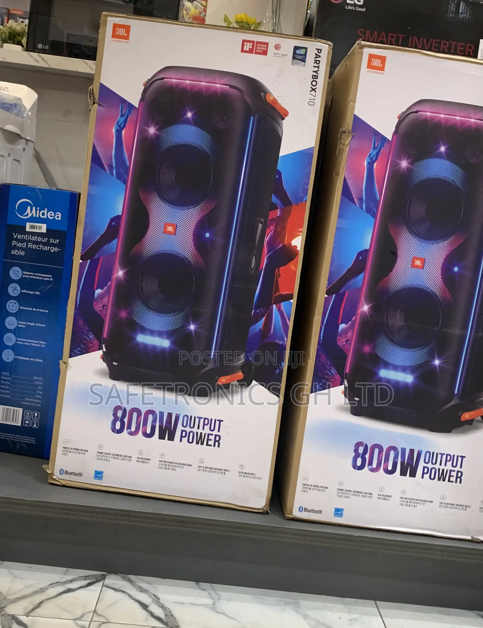 Get Lastest JBL Partybox 710 Electric Black 800 Watts Spearker