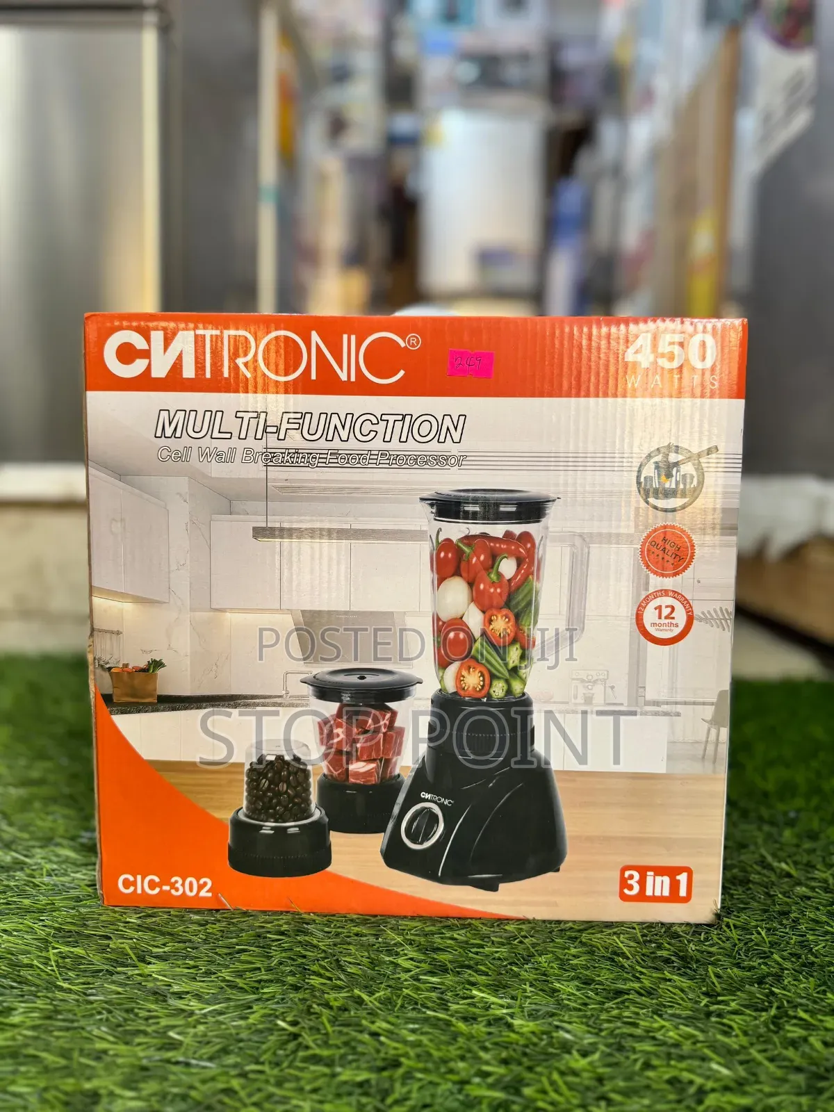 Cntronic 3 in 1 Multi-Functional Blender