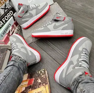 Nike Airforce Mid Grey Red