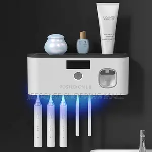 Smart Wall-Mounted Toothbrush Sanitizer With 5 Slots