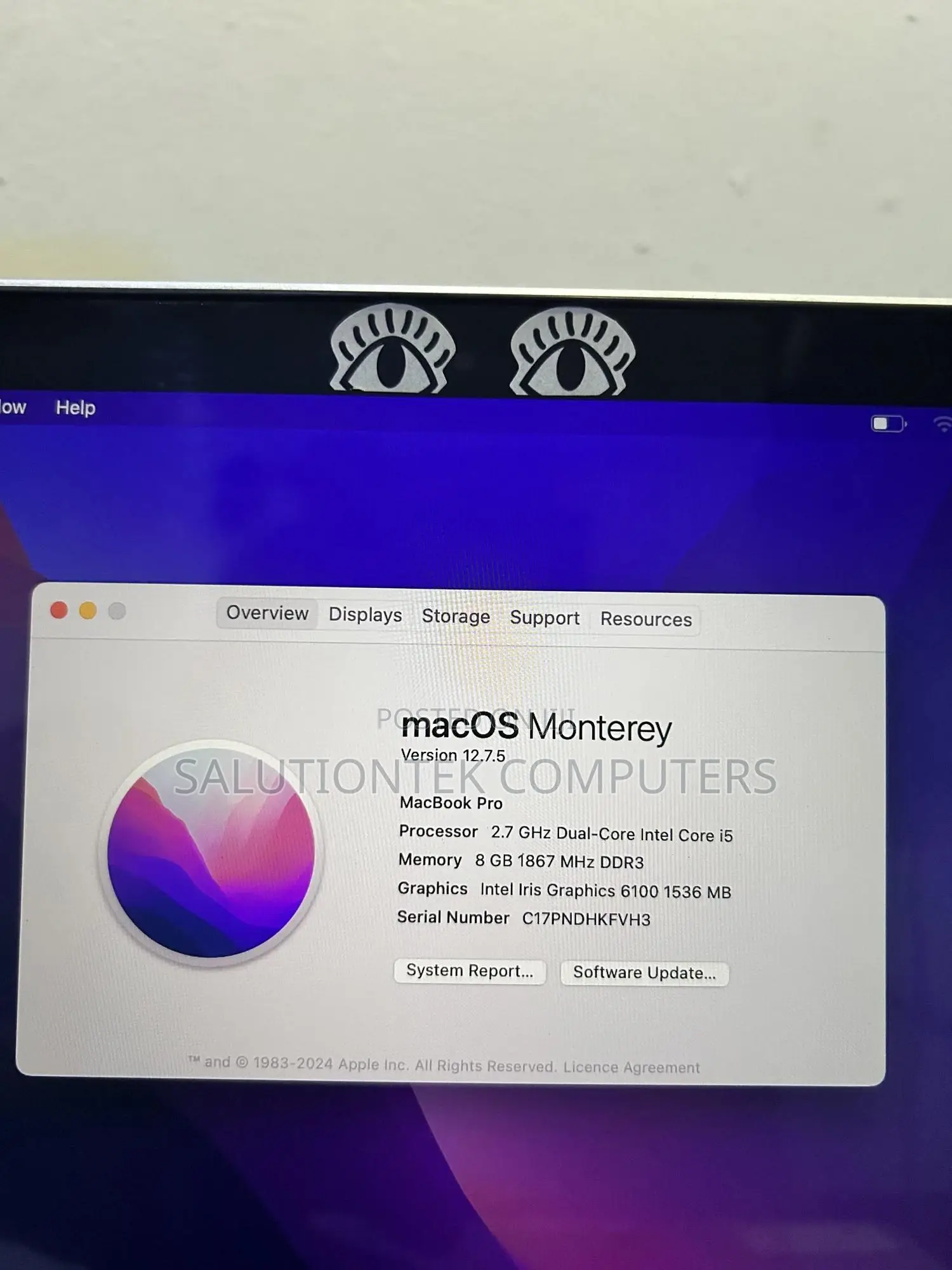Laptop Apple MacBook 2015 8GB Intel Core I5 SSD 256GB