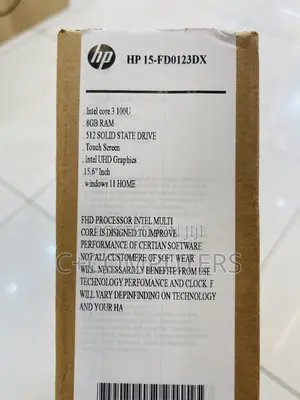 New Laptop HP 15 8GB Intel Core 3 SSD 512GB