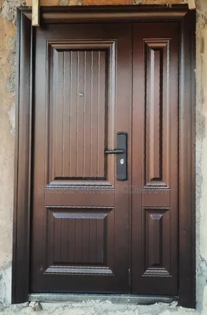 Quality Single Brown Steel Security Doors at Devinefortress
