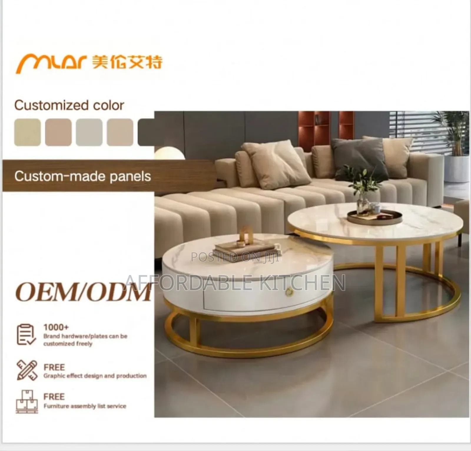 2 in 1 Center Table