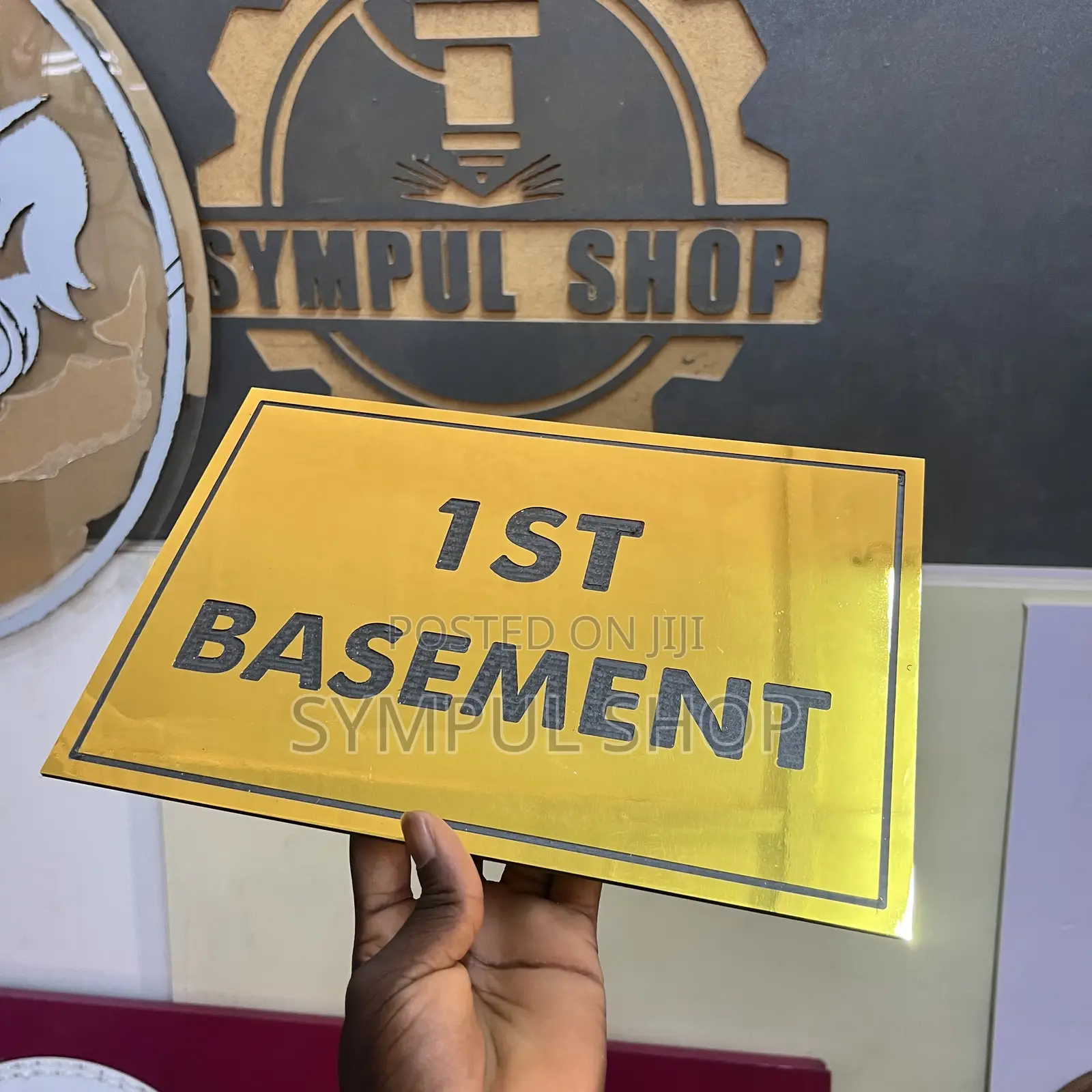 Gold Door Labels