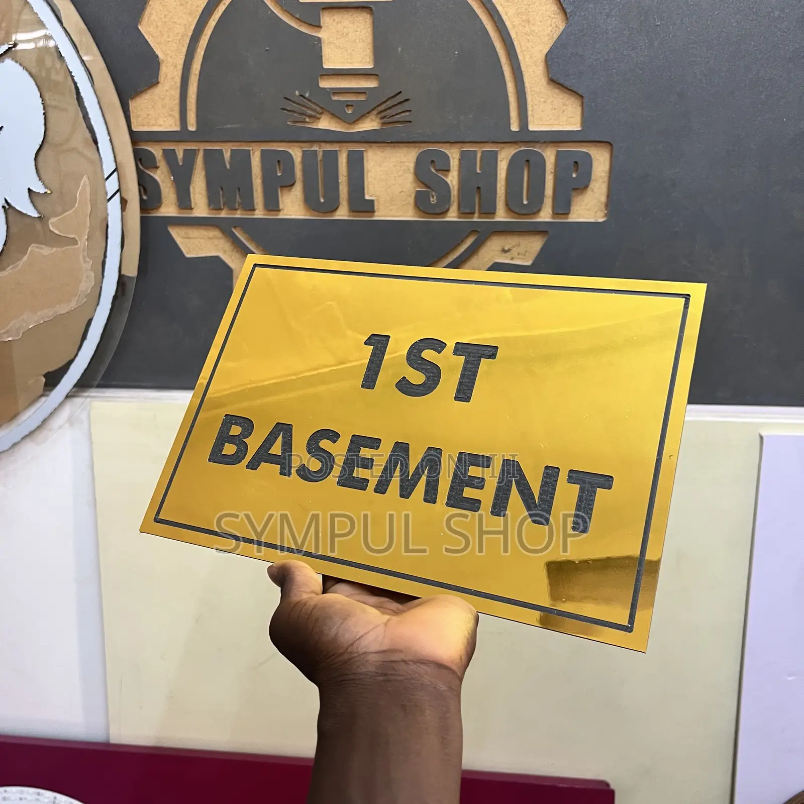 Gold Door Labels