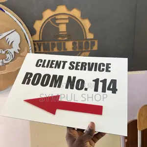 Door Label Engraving
