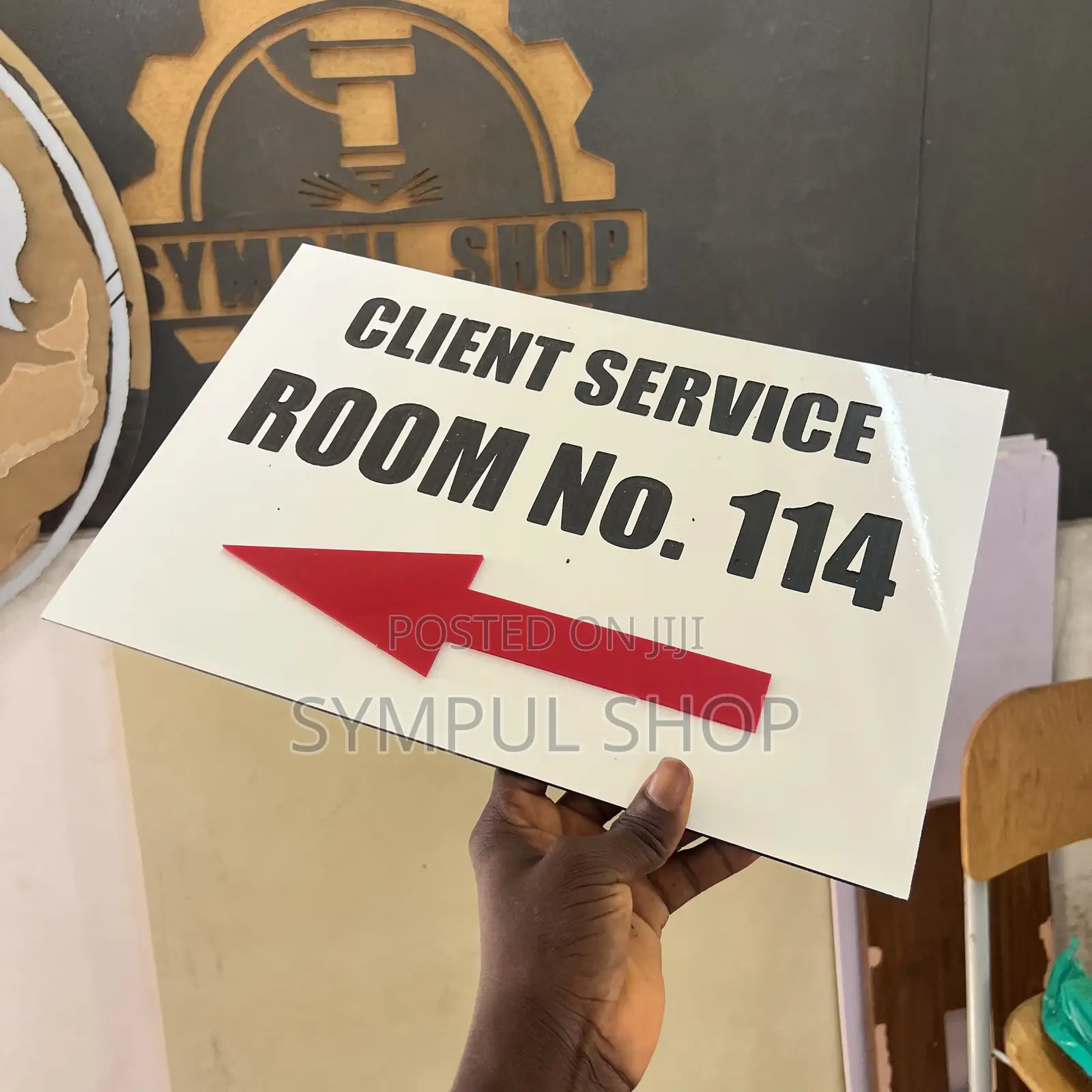 Door Label Engraving