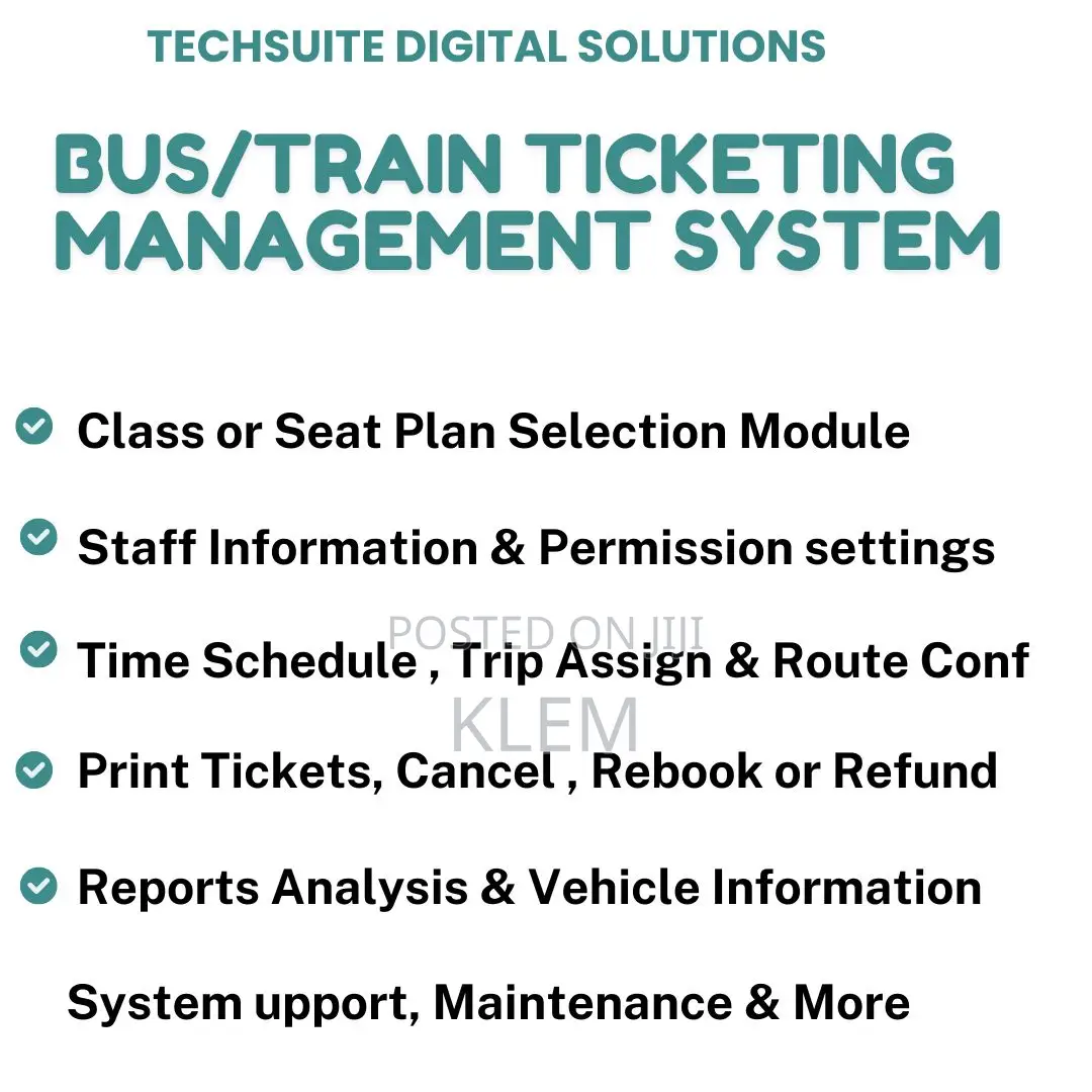 Bus / Train Ticketing Management System