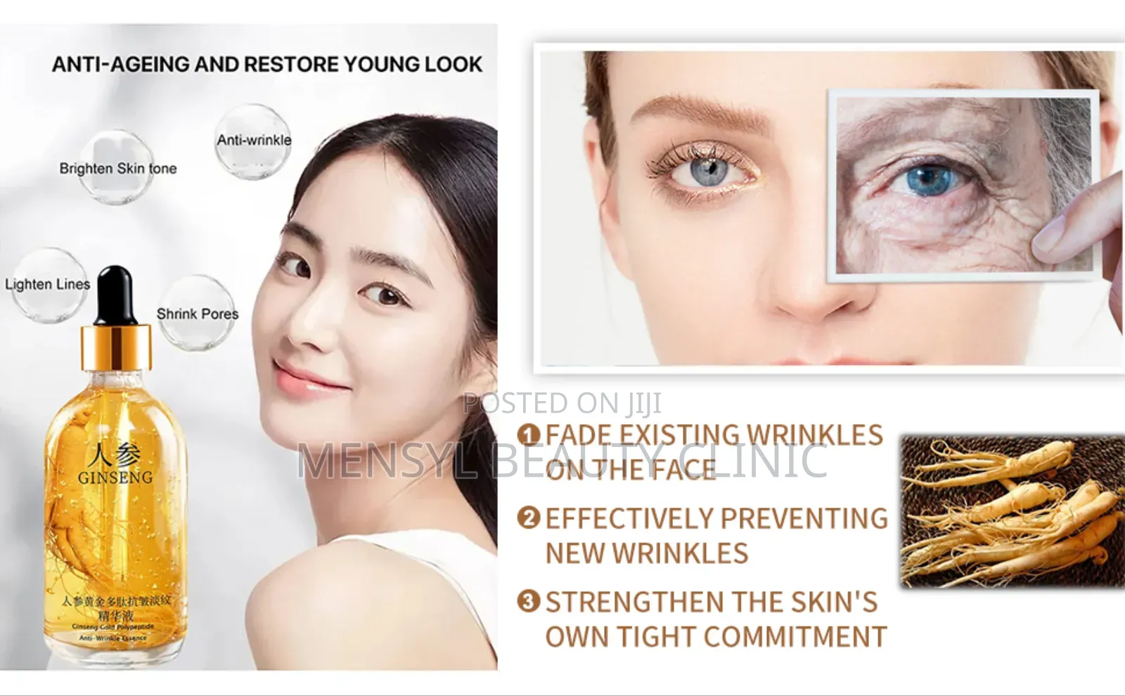 Ginseng Essence Polypeptide Anti-Ageing, Anti Wrinkle