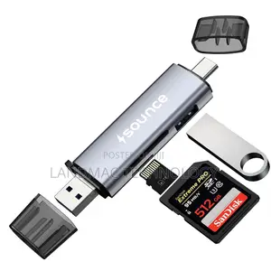 6 In1 Usb3.0 Type-C Otg Sd/Tf/U Aluminum Multi-Function