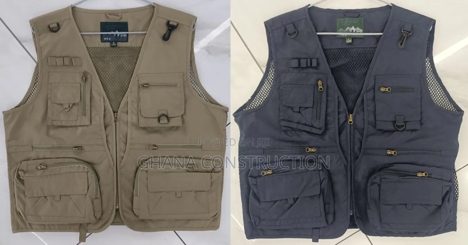 Heavy Duty Safety Company Camera Media Vest Jacket Net Breathable