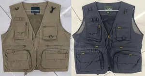 Heavy Duty Safety Company Camera Media Vest Jacket Net Breathable