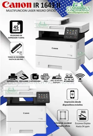 Canon A4 Black And White Wireless Photocopy For Business
