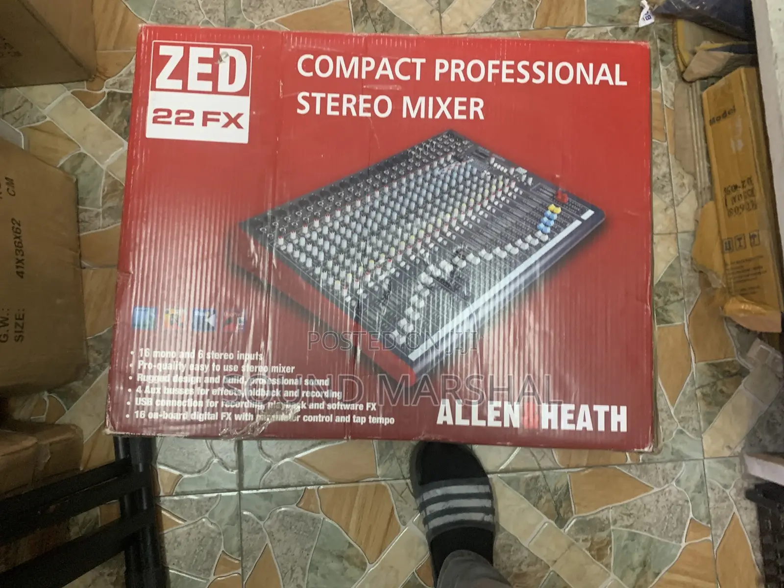 Zed Allen Heath 22fx Channel Mixer