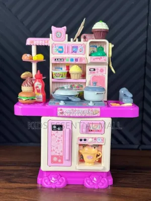 Kitchen Set for Kids and It Battery Operated