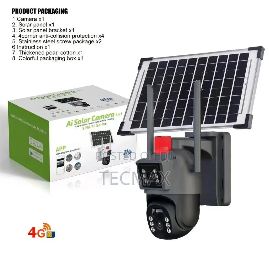 4g Dual Lens Solar Camera
