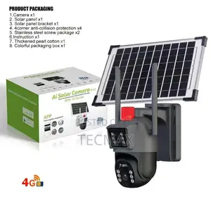 4g Dual Lens Solar Camera