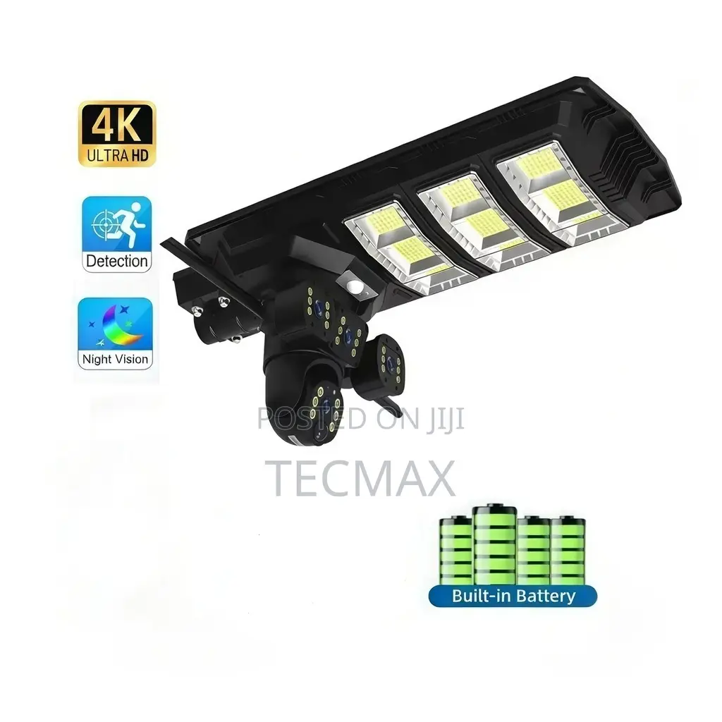 Streetlight Solar Security Camera