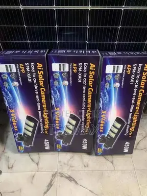 Streetlight Solar Security Camera