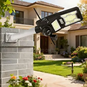 Foldable 4g Street Light Camera