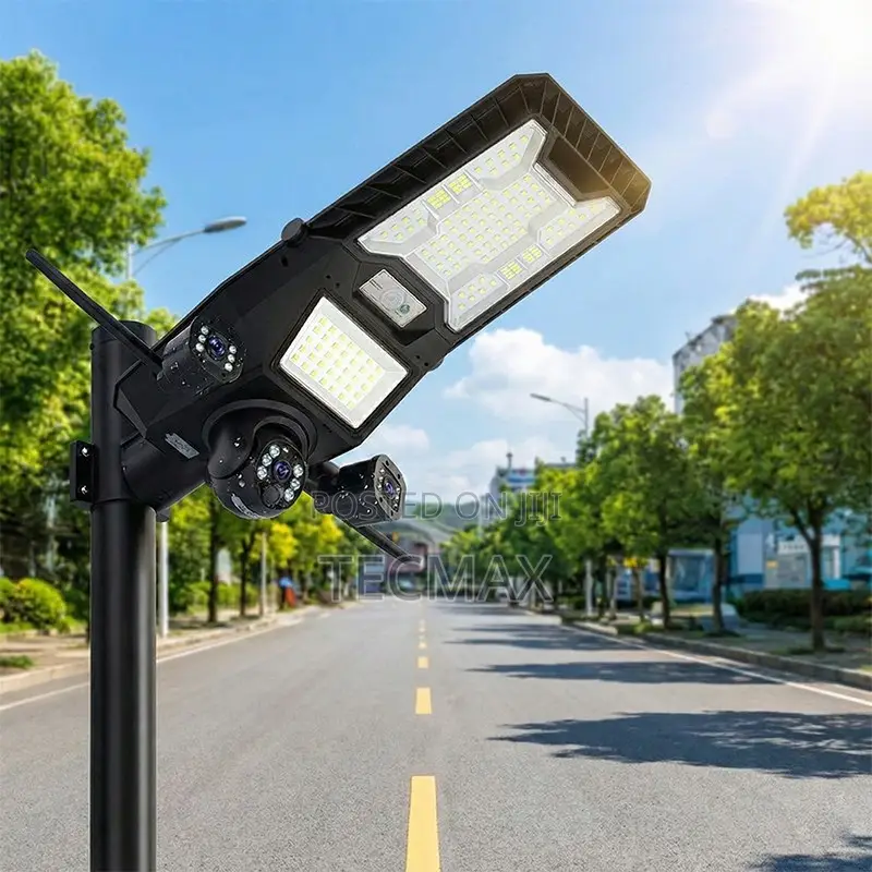 Foldable 4g Street Light Camera