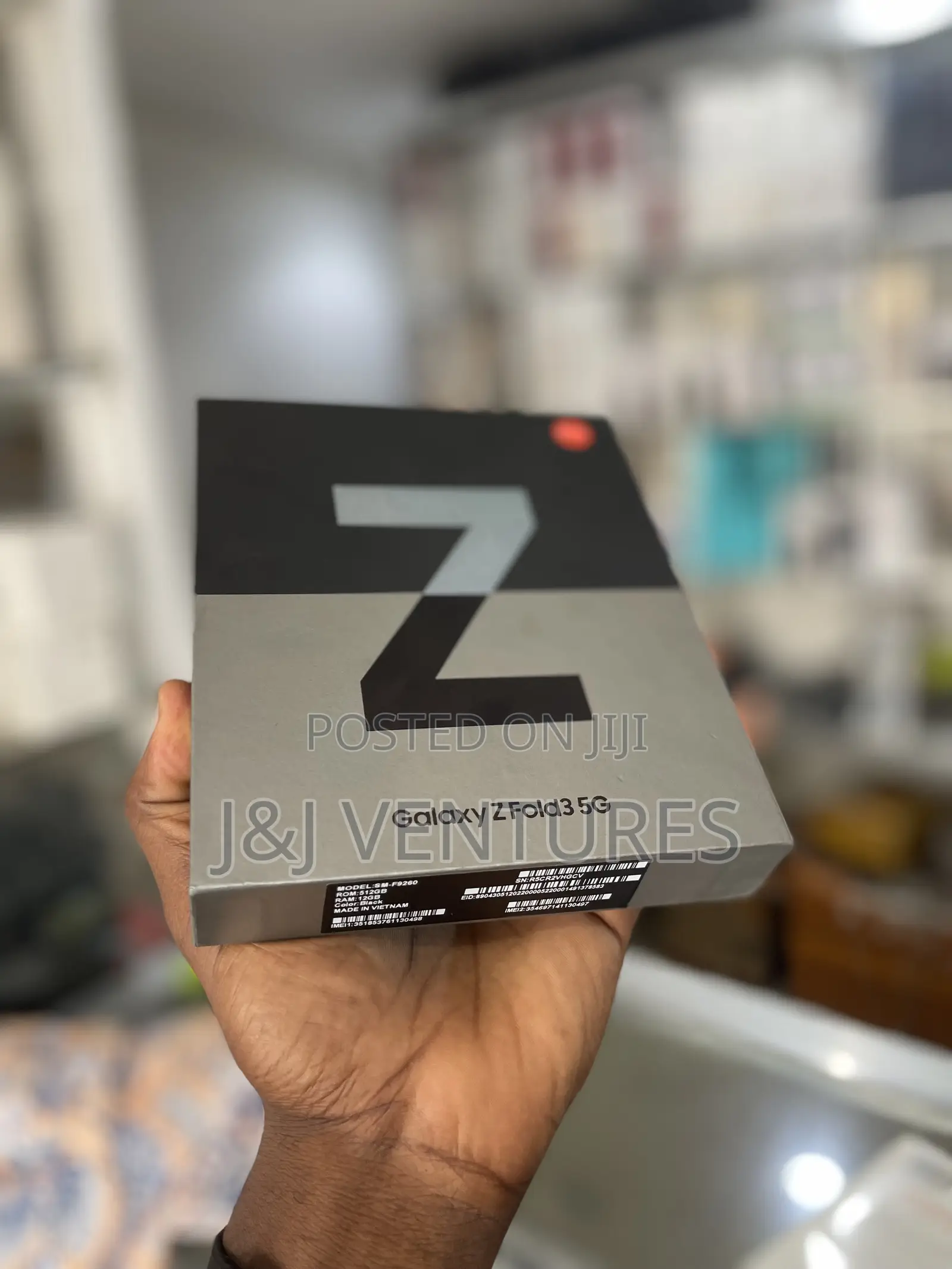 New Samsung Galaxy Z Fold 3 256 GB Black