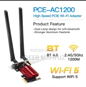 Fenvi Wifi 5 Plus Bluetooth Pcie Adapter