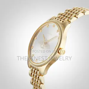 Elegant Gucci G-Timeless Dameshorloge 36 Mm in Goudkleur