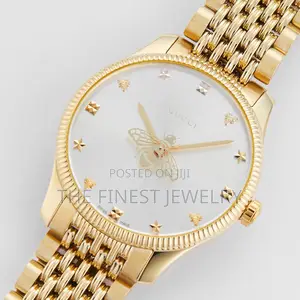 Elegant Gucci G-Timeless Dameshorloge 36 Mm in Goudkleur