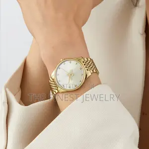 Elegant Gucci G-Timeless Dameshorloge 36 Mm in Goudkleur