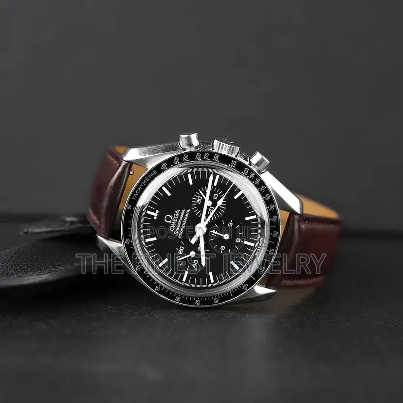 Omega Speedmaster Professional Moonwatch on a Brown Leather Strap