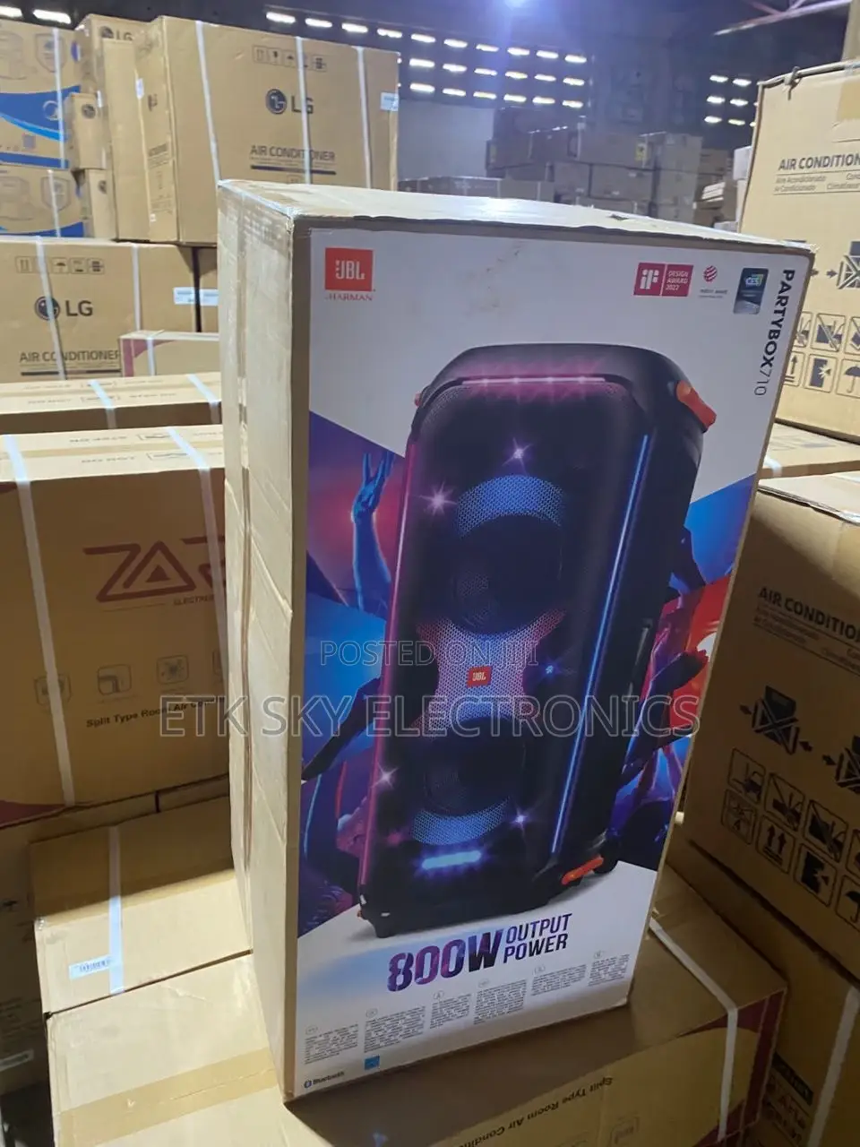 JBL 800watts Partybox710 Bluetooth Tower Speaker