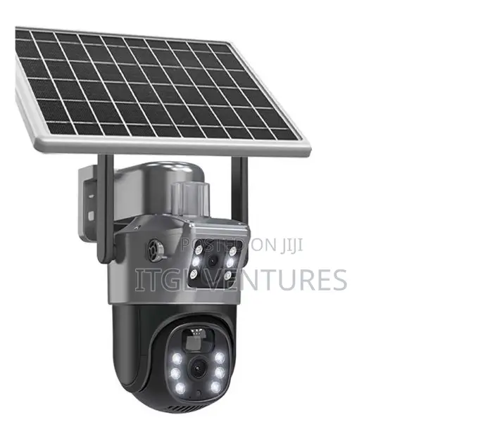 Dual Lens 4g Sim Card Solar Camera