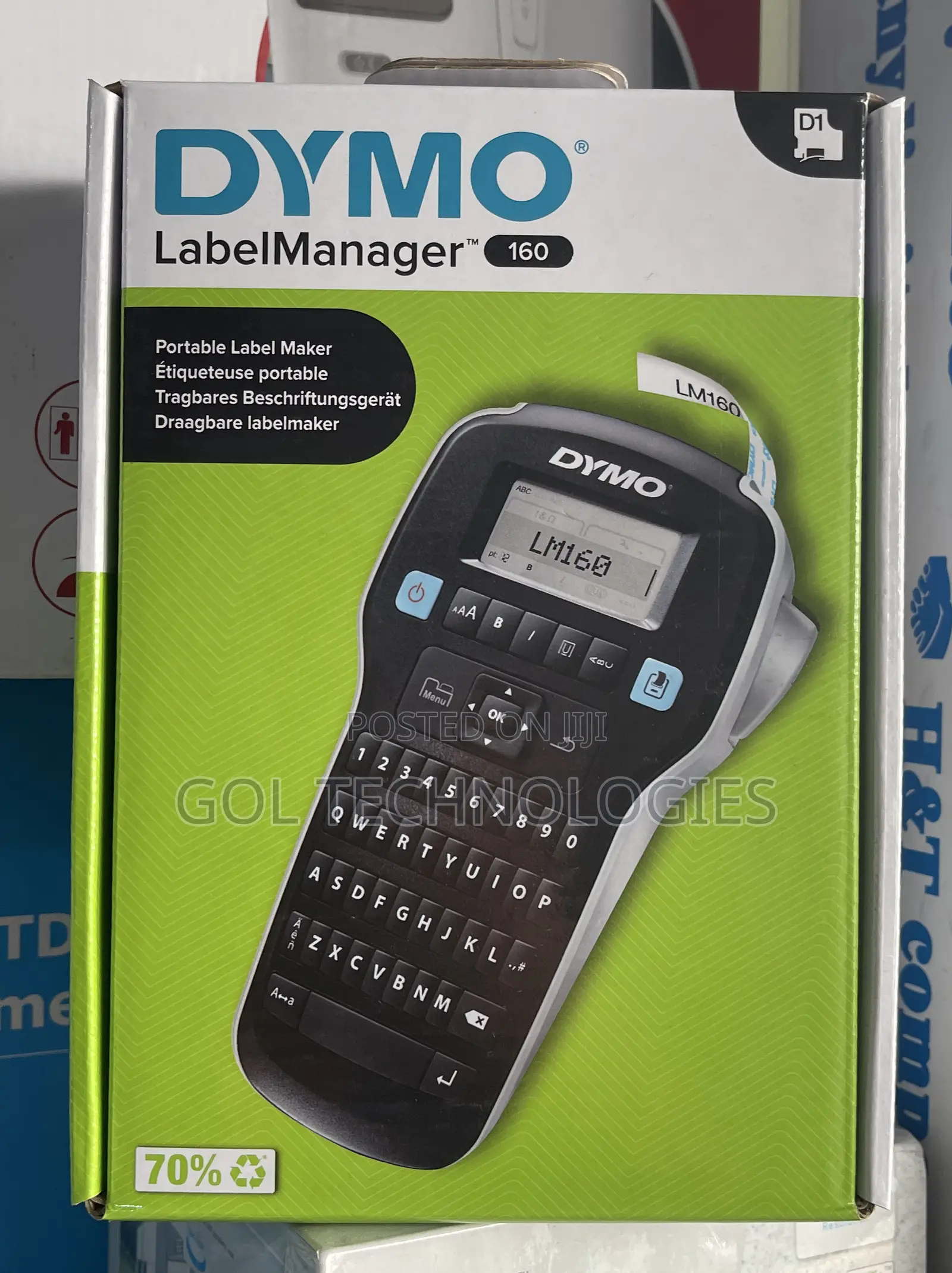 Dymo Label Maker Labelmanager 160 Qwerty Label Printer