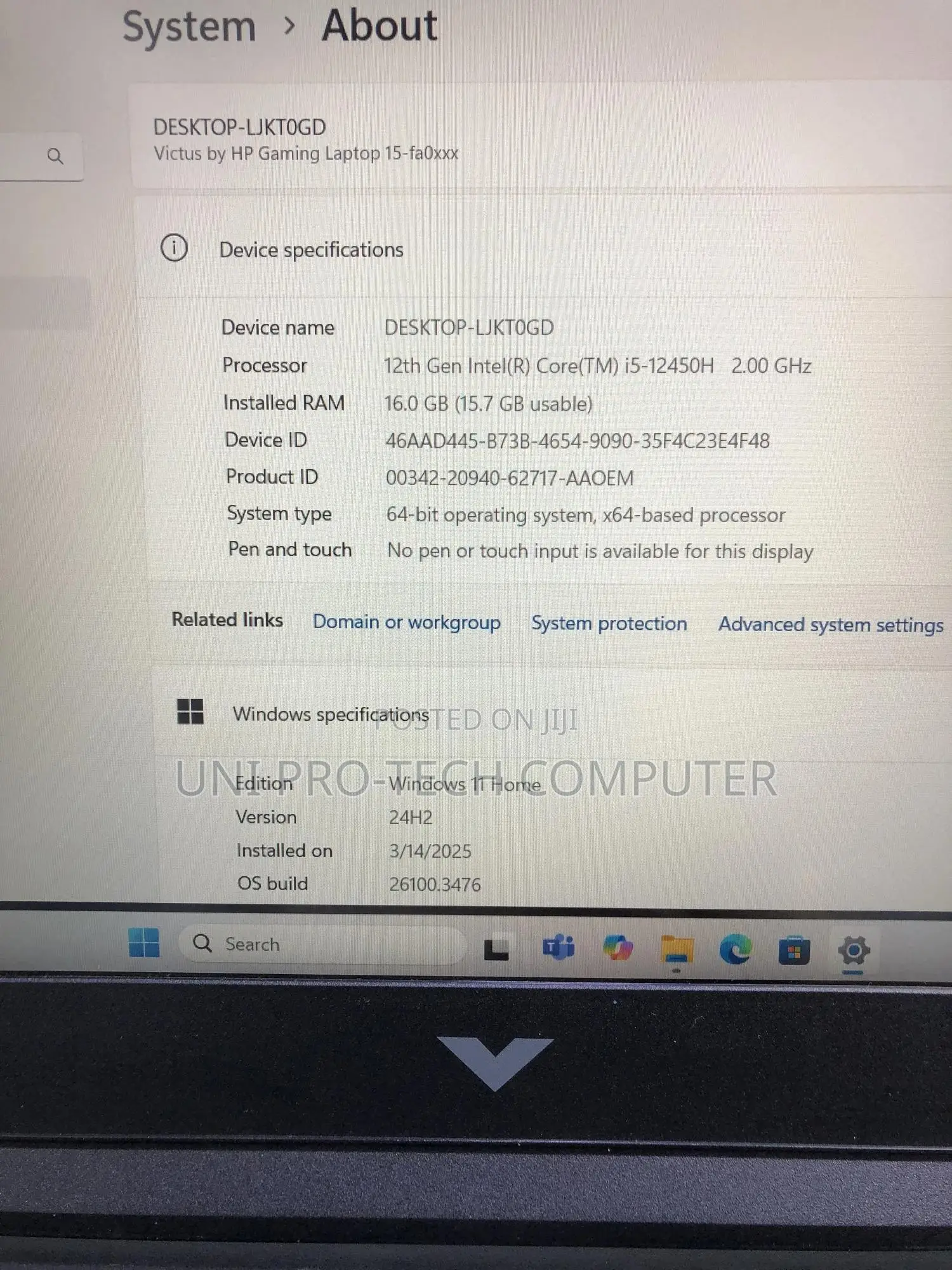 Laptop HP Victus 15 16GB Intel Core I5 SSD 512GB