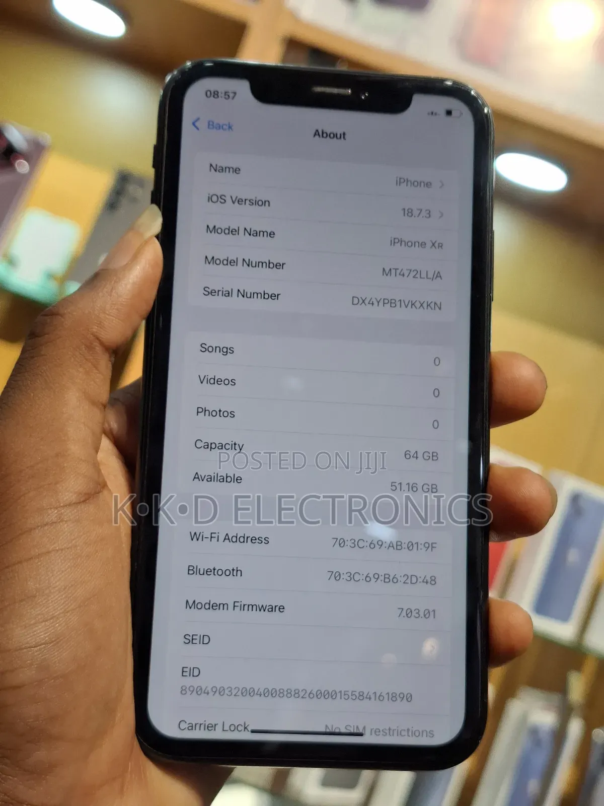 Apple iPhone XR 64 GB Black