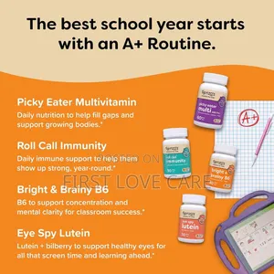 Renzo Picky Eater , Roll Call Immunity, Eye Spy Lutein, Bright Brain