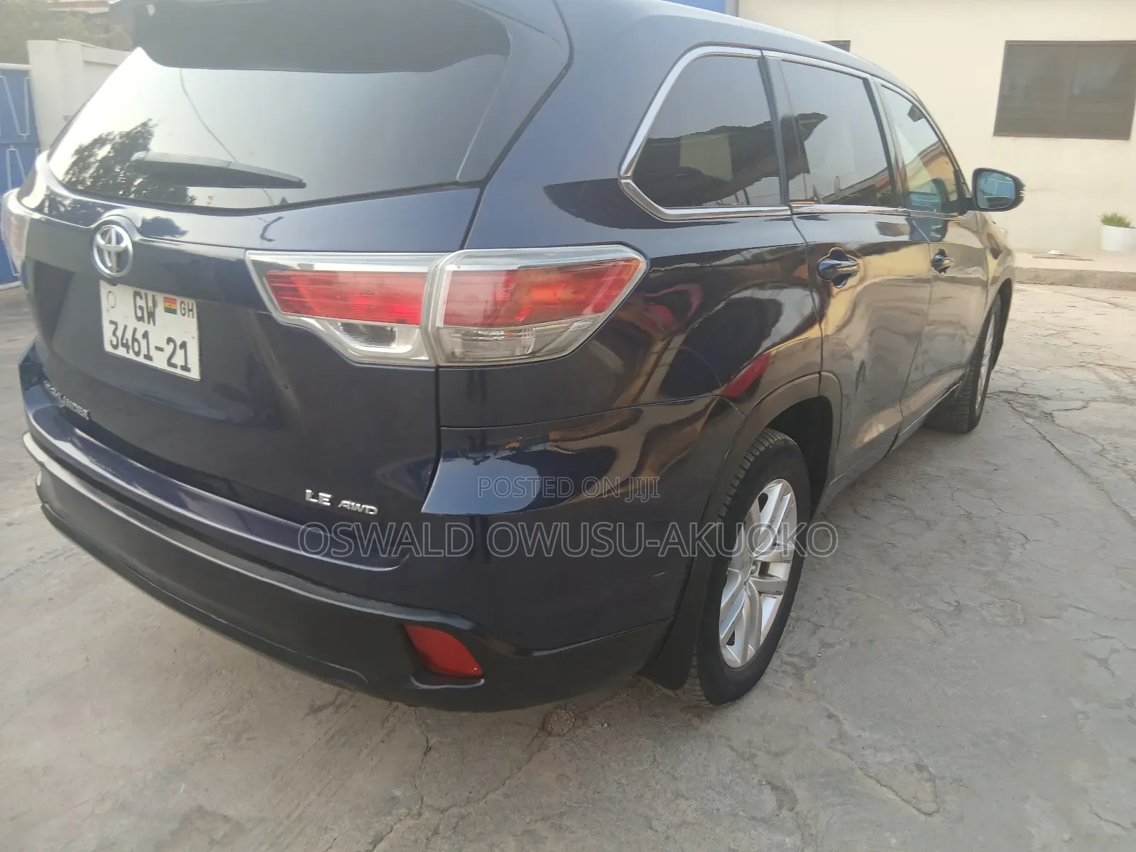 Toyota Highlander LE 4dr SUV AWD (3.5L 6cyl 6A) 2015 Blue