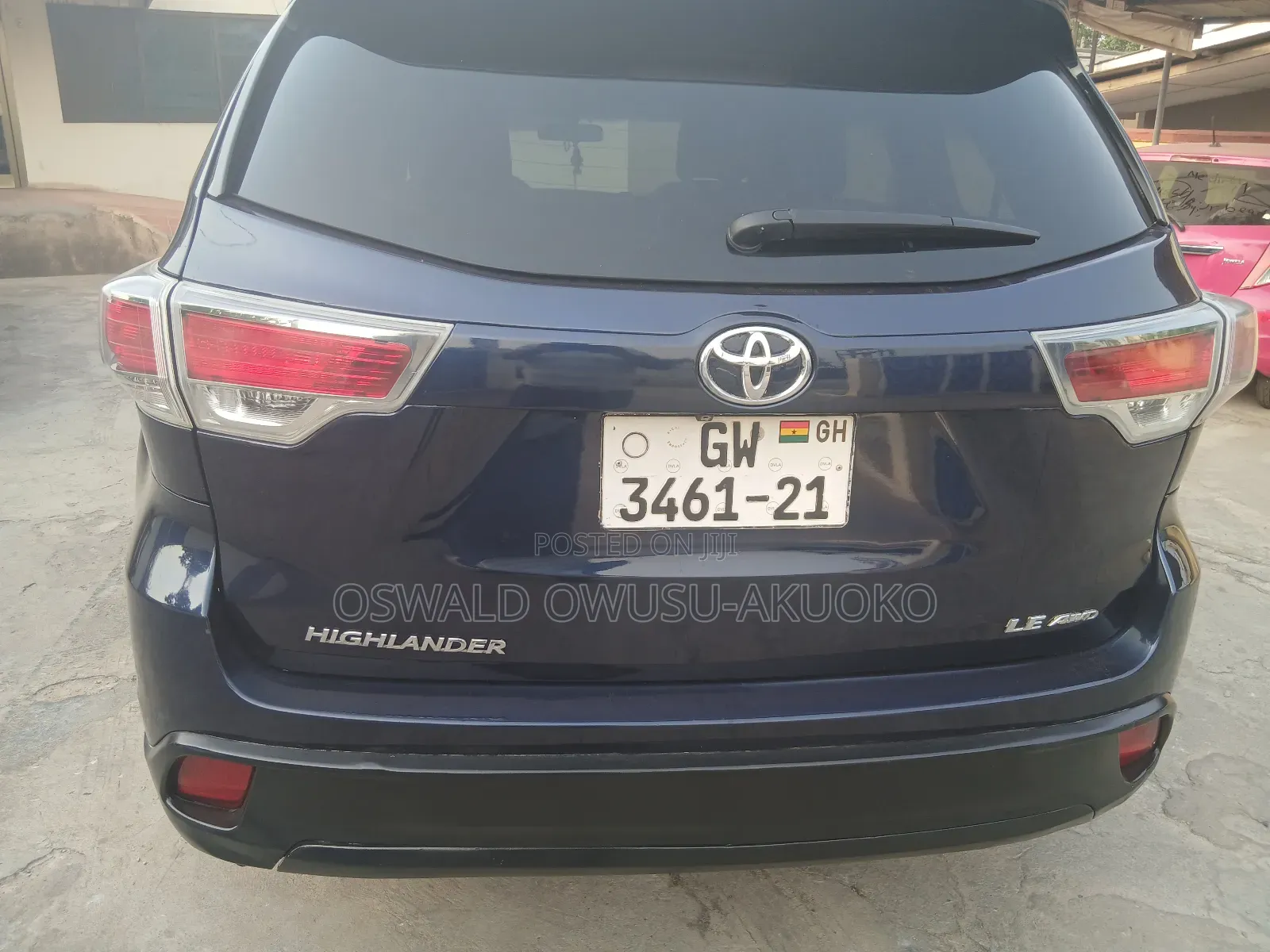 Toyota Highlander LE 4dr SUV AWD (3.5L 6cyl 6A) 2015 Blue