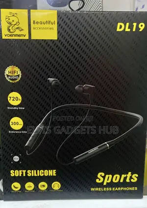 Vdenmenv Dl19 Original Neck Band Sports Wireless Neckband Headphone